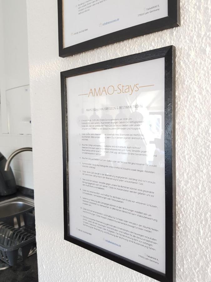 Amao-Green I 90Qm I Penthouse Maisonette Mit Rooftop I City Center I King-Size Betten Lahr  Zewnętrze zdjęcie